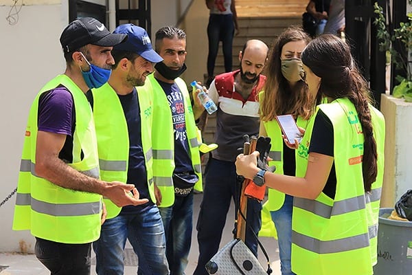 Repairing homes in Lebanon