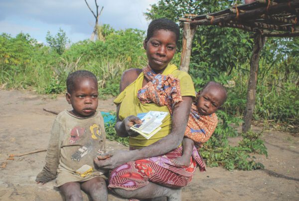 woman with children