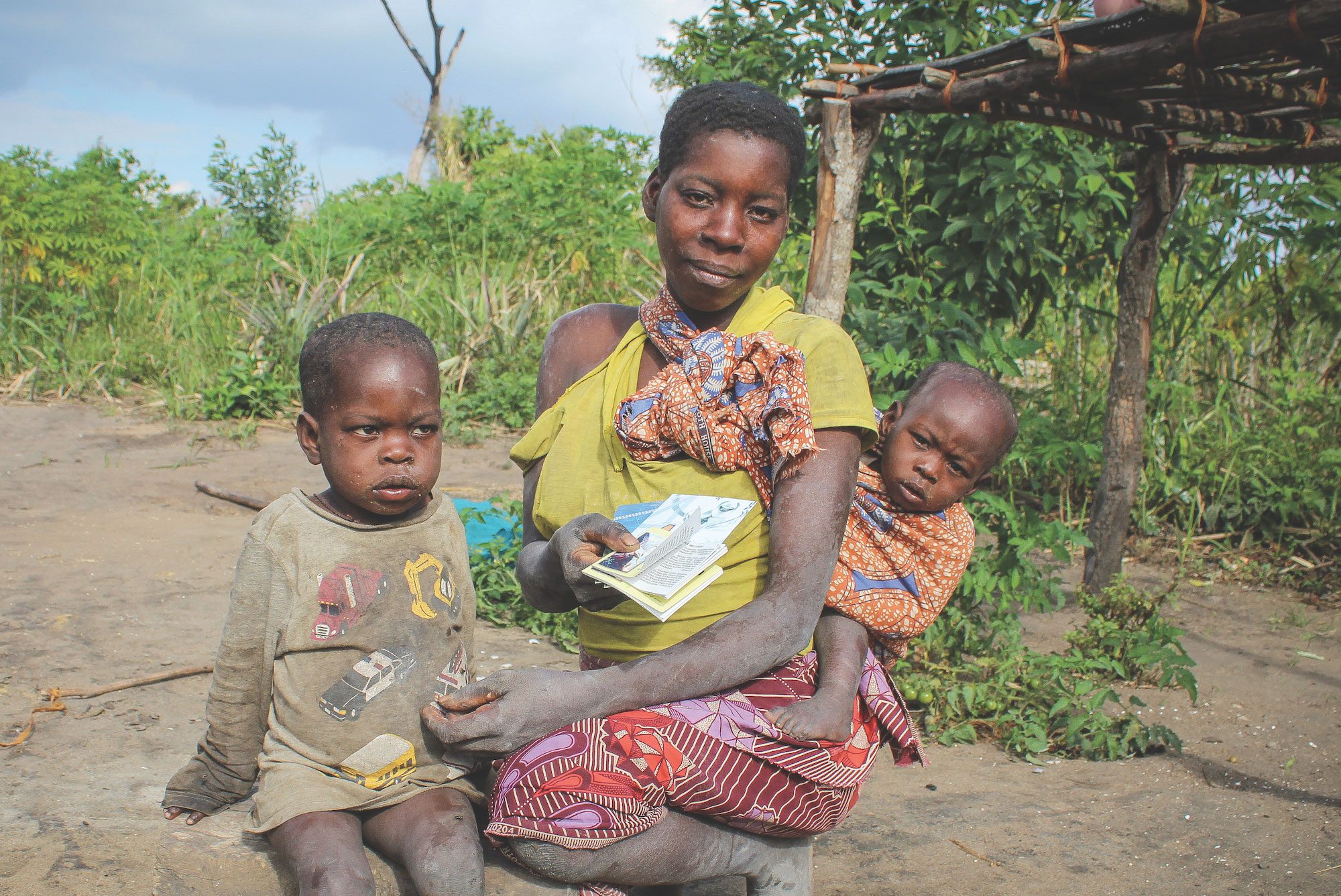 woman with children